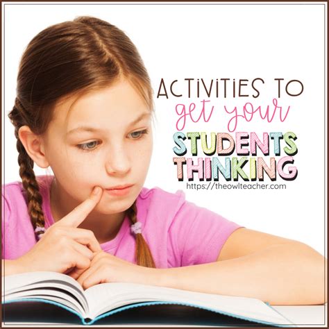 Thinking Routines Getting Your Students Thinking The Owl Teacher By