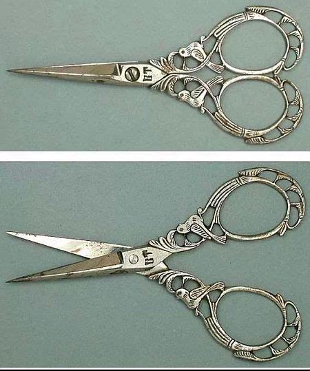 ornate antique steel filigree birds scissors italian circa 1890 vintage scissors sewing