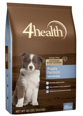4health dog food is a private label brand made for the tractor supply company. 4health Grain-Free Puppy Dog Food, 30 lb. Bag at Tractor ...