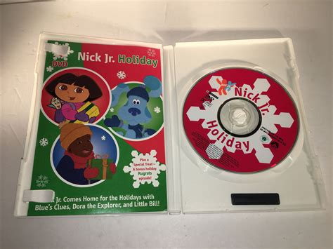 Nick Jr Holiday Dvd Sampler Dora The Explorer Blues Clues Little Bill