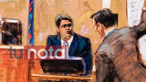 Juan Orlando Hern Ndez Testific En El D A Del Juicio En Su Contra