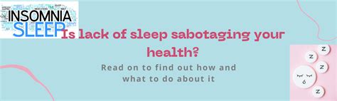 blog is lack of sleep sabotaging your health