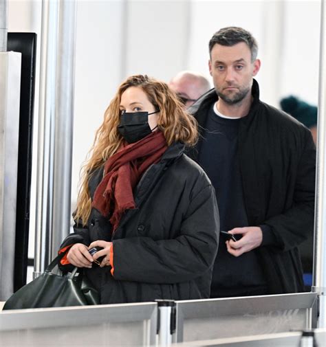 JENNIFER LAWRENCE And Cooke Maroney At JFK Airport In New York 01 15