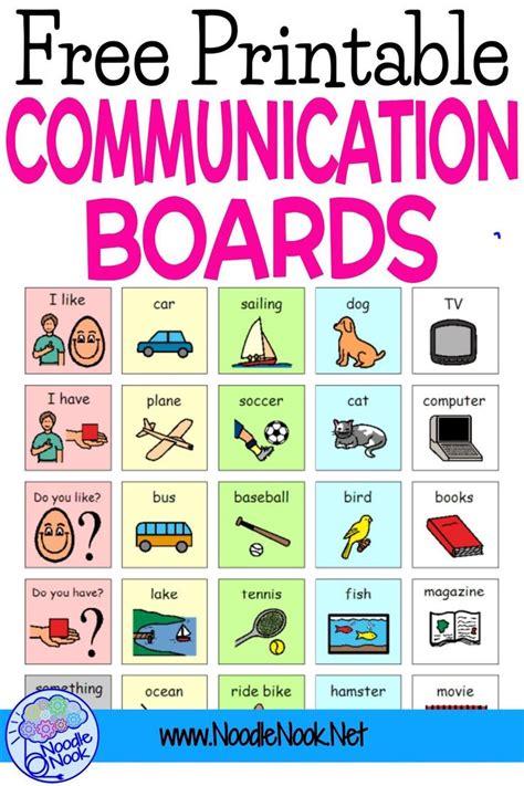 Free Printable Communication Cards