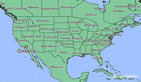 Where Is Ontario Ca Ontario California Map