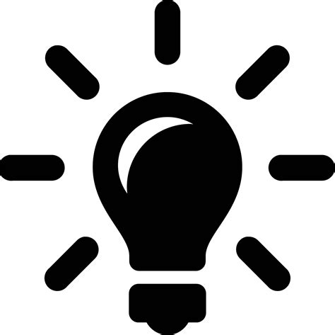 Download Hd It Is A Light Bulb Idea Icon Png Transparent Png Image