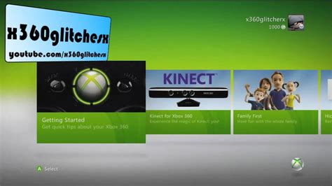 New Xbox 360 Dashboard Update Kinect Update Youtube