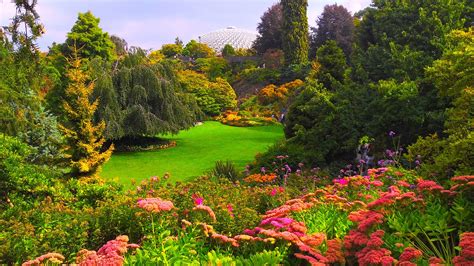 Canada Queen Elizabeth Gardens During Spring Vancouver Hd Garden