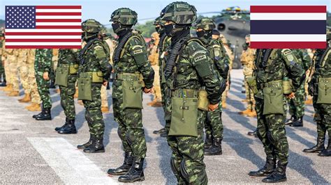 Us Army And Royal Thai Army Bilateral Training Exercise 2022