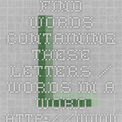 Get words with these letters. Find words containing these letters / words in a word ...