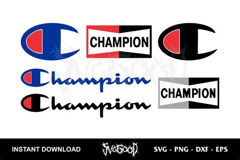 Champion Logo Svg Bundle Svggood