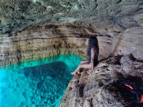 Fossil Creek Hidden Cave In Arizona Blue Clear Water