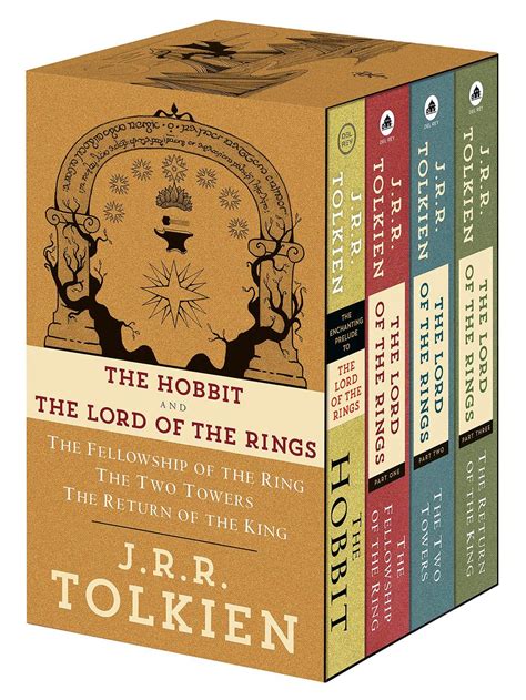 J R R Tolkien Book Boxed Set The Hobbit And The Lord Of The Rings