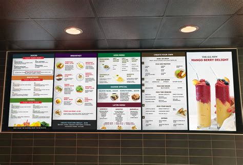 Digital Menu Board Software