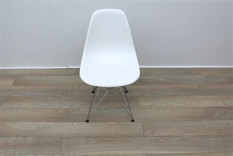 Its form and functionality have made it one of the most sought after pieces in modern history. White Vitra Eames Eiffel Chairs - White Vitra - Rethink Office Furniture