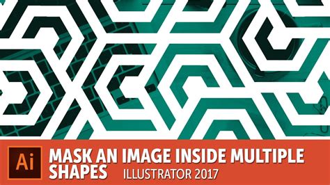 How To Mask An Image Inside Multiple Shapes Adobe Illustrator Youtube