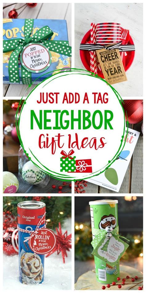 25 Easy Neighbor Gifts Just Add A Tag Cheap Christmas Gifts
