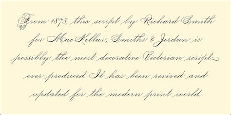 Fontspring Smith Spencerian Fonts By Liberty Type Foundry
