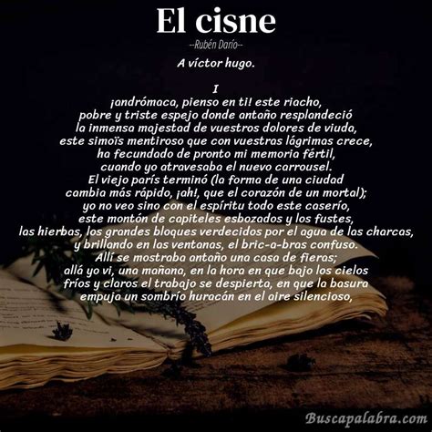 Poema El Cisne De Rubén Darío Análisis Del Poema