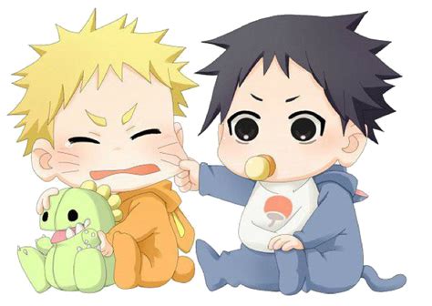 Baby Naruto And Sasuke Chibi Naruto Characters Naruto And Sasuke