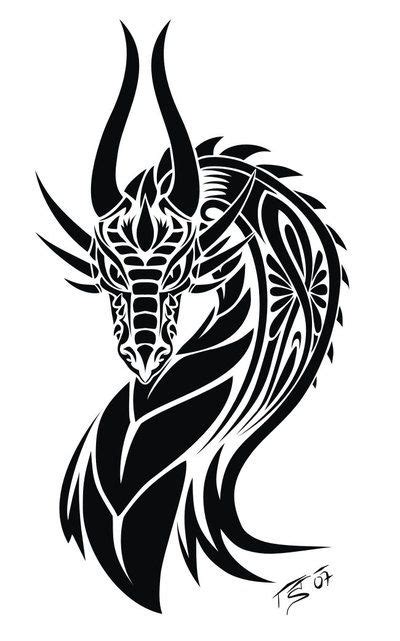 I Like This Style For A Dragon Tribal Dragon Tattoos Tattoo