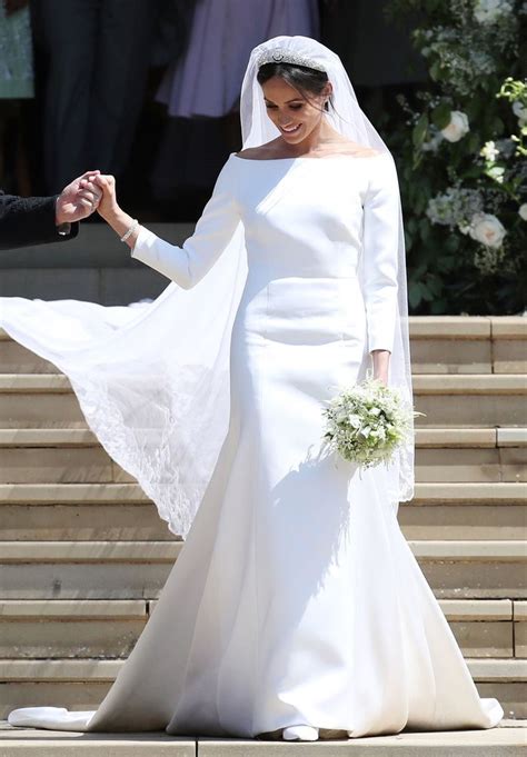 Although the white wedding dress tradition of western culture can be found among the wedding traditions of the wedding costume of rural agricultural areas does not usually display an abundance of fine silks and. Meghan Markle's Givenchy Wedding Dress: All the Details ...