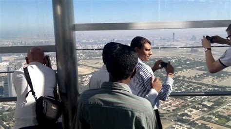 Dubai Burj Khalifa Observation Deck At The Top Youtube