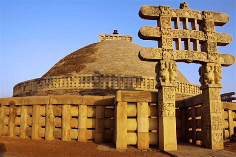 Sanchi Stupa Is Located At Sanchi Town In Raisen District Of The State