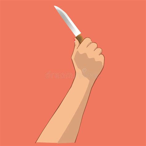 Woman Hand Holding Knife Stock Illustrations 329 Woman Hand Holding