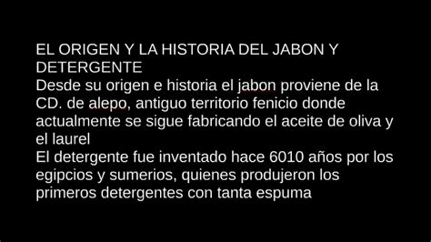 El Origen Y La Historia Del Jabon Y Detergente By Ricardo Picazo Quiroz