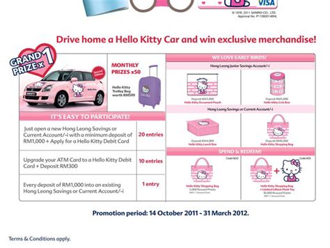 Find hello kitty from a vast selection of credit, charge cards. nYnYberrY.com: How to apply for a Hong Leong Hello Kitty ...