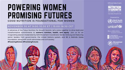 Powering Women Promising Futures Registration Micronutrient Forum