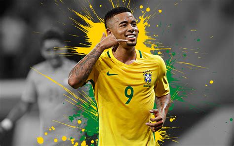 Download Brazilian Soccer Gabriel Jesus Sports 4k Ultra Hd Wallpaper