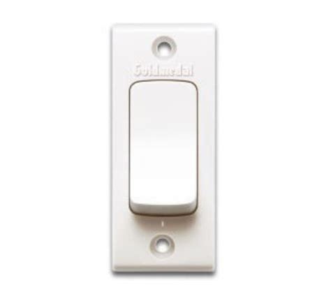 White Electrical 1 Way Plastic Solid Switches Voltage 230v And Current