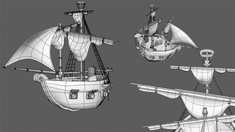 Pirate Ship 3d Model Turbosquid 1671108