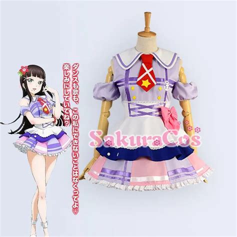 Lovelivesunshine Aqours Kurosawa Dia Dress Cosplay Costume In Anime