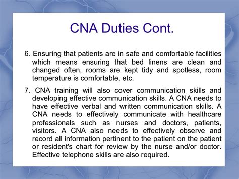 Cna Training And The Job Responsibilities Of A Cna