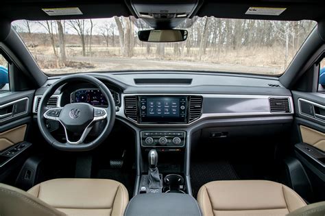 The atlas cross sport's interior reflects some of the best advantages of getting a midsize suv with two rows instead of three: 2020 Volkswagen Atlas Cross Sport Review: A Good People ...