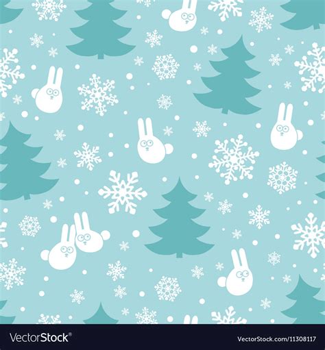 Winter Seamless Pattern Royalty Free Vector Image