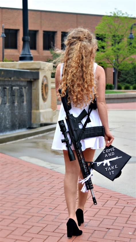 ‘you go girl ” kent state grad gets national attention for viral gun toting photos