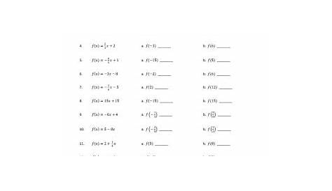 15 Best Images of Evaluating Functions Worksheets PDF - Piecewise