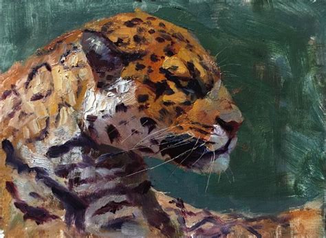 Jaguar Oil Painting Dean Adams Art