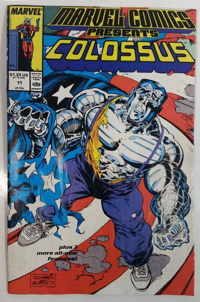 1989 Late January Marvel Comics Presents Colossus 11 Comic Book