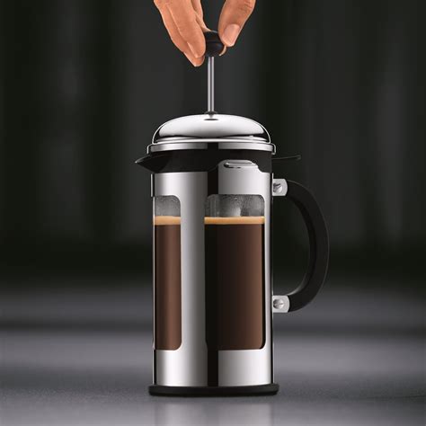 Bodum Chambord French Press Coffee Maker Stainless Steel 500ml
