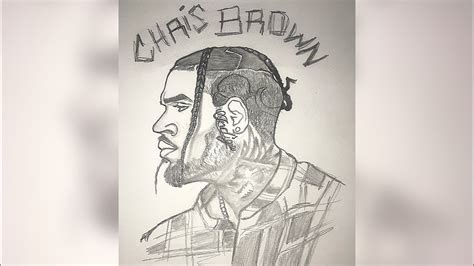 How To Draw Chris Brown Face