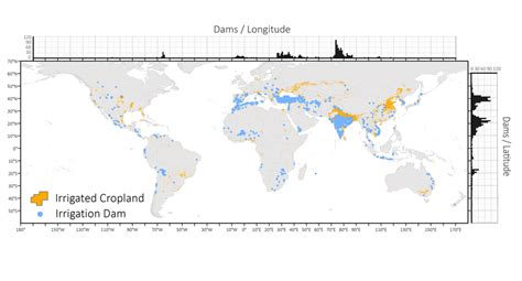 1 Spatial Distribution Of Irrigation Dams Blue N1370 And