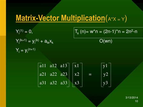 Ppt Systolic Arrays Matrix Vector Multiplication Powerpoint