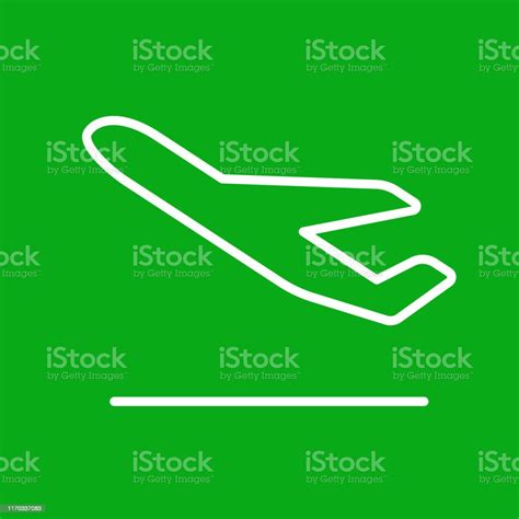 Airplane Taking Off Icon Stock Illustration Download Image Now