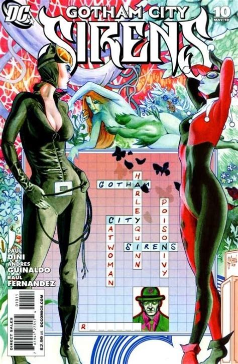 Gotham City Sirens 2009 10 Vf Harley Quinn Catwoman Poison Ivy