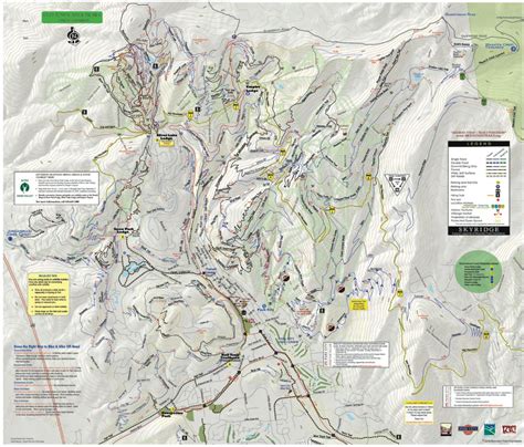 Mountain Bike Trail Map Of Park City Utah Mountain Biking Park City